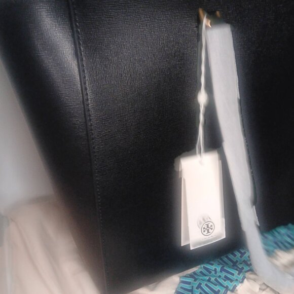 GORGEOUS NEW LARGE TORY BURCH ROBINSON LEATHER TOTE - Picture 12 of 15